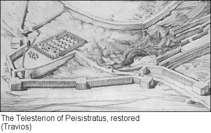 The Telesterion of Peisistratus, restored